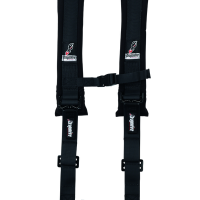 DragonFire Racing Harness- H-Style- 4-Point- 2in Youth- Black