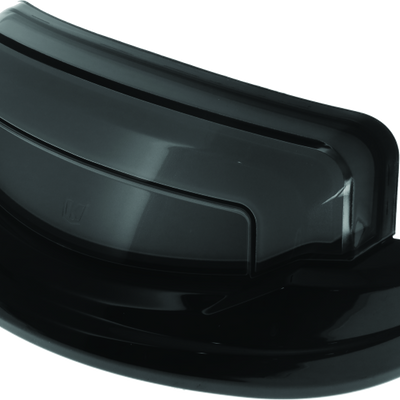 Kuryakyn Tracer Rear Fender Tip Light Gloss Black Smoke Lens