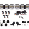 Diode Dynamics Bronco SS5 6-Pod CrossLink Grille Lightbar Kit Sport - White Combo