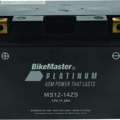 BikeMaster AGM Battery - MS12-14ZS