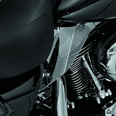 Kuryakyn Saddle Shields Heat Deflectors 08 Touring Smoke