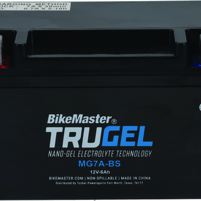 BikeMaster TruGel Battery - MG7A-BS