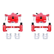 Power Stop 08-09 Buick Allure Rear Red Calipers w/Brackets - Pair
