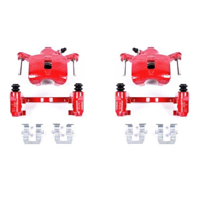 Power Stop 08-09 Buick Allure Rear Red Calipers w/Brackets - Pair