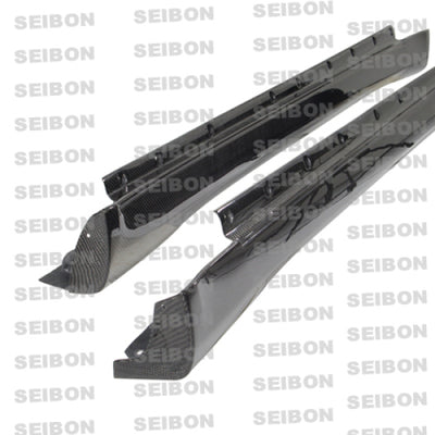 Seibon 2003-2007 Infiniti G35 Sedan TW-Style Carbon Fiber Side Skirts