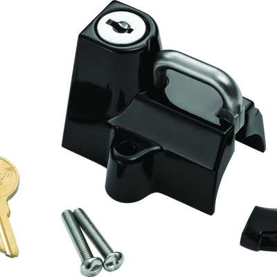 Kuryakyn Universal Helmet Lock 7/8-1-1/4 Black
