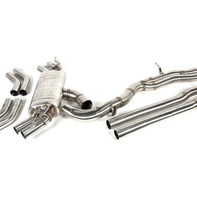VR Performance Audi RS3 8V Stainless Valvetronic Exhaust System with Carbon Tips
