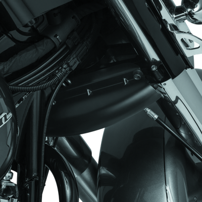 Kuryakyn Lower Triple Tree Wind Deflector Black