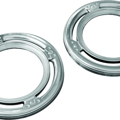 Kuryakyn Rear Speaker Accents For Harley-Davidson Chrome