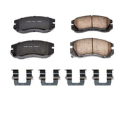 Power Stop 91-94 Subaru Legacy Front Z17 Evolution Ceramic Brake Pads w/Hardware