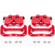 Power Stop 12-19 Ford F-150 Front Red Calipers w/Brackets - Pair