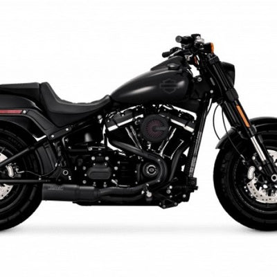 Vance & Hines HD Softail Fat Bob 18-22 Hi-Output 2-1 Black PCX Full System Exhaust