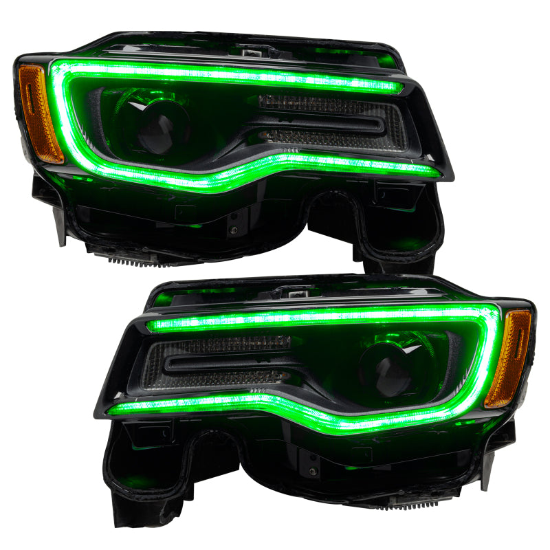 Oracle 1421 Jeep Grand Cherokee Dynamic Headlight DRL Upgrade Kit ColorSHIFT Dynamic