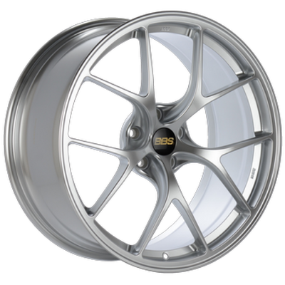 BBS RI-D 20x10.5 5x112 ET15, 82mm Diamond Silver Wheel PFS/Clip Required