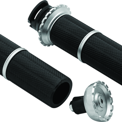 Kuryakyn Riot Grips Scout Silver