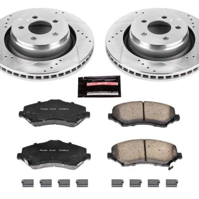 Power Stop 09-11 Dodge Nitro Front Z23 Evolution Sport Brake Kit