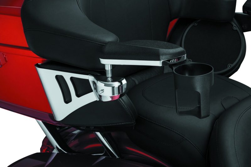 Kuryakyn Passenger Armrests 14-23 Touring and Tri Glide Chrome