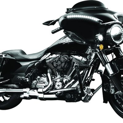 Kuryakyn Smooth Windshield Trim 96-13 Touring Gloss Black