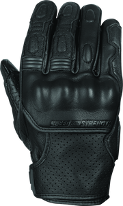 Speed and Strength Twist of Fate Leather Gloves Black - Medium