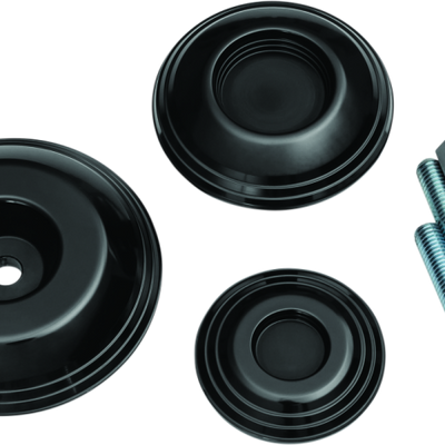 Kuryakyn Lodestar Rear Axle Sliders-BMW-Black