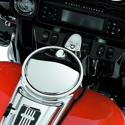 Kuryakyn Push-Button Fuel Door Latch Chrome