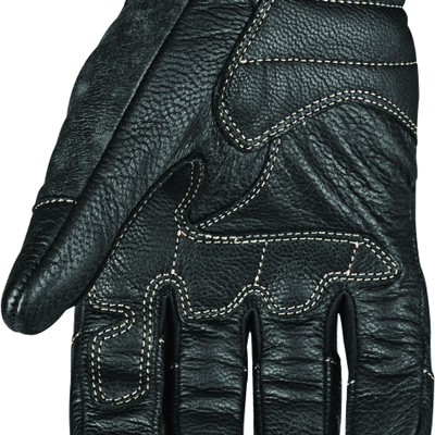 Speed and Strength Rust and Redemption Leather Gloves Black - Small