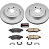 Power Stop 08-14 Cadillac CTS Rear Z17 Evolution Geomet Coated Brake Kit