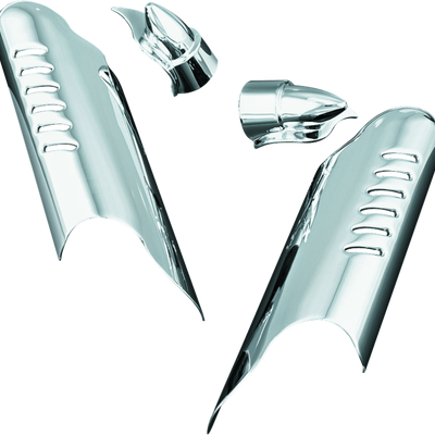 Kuryakyn Lower Leg Deflector Shields 00-13 Touring Chrome