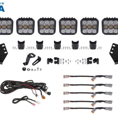 Diode Dynamics Stage Series Roof Bracket Kit for 2020-Present Polaris RZR