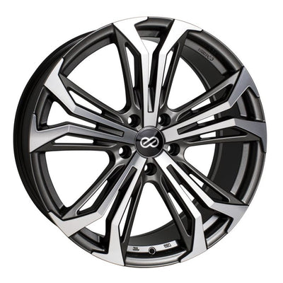 Enkei Vortex 5 Wheel 18x8 40mm Offset 5x108 72.6mm Bore - Anthracite Machined