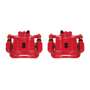 Power Stop 10-16 Hyundai Genesis Coupe Rear Red Calipers w/Brackets - Pair