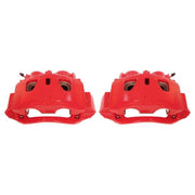 Power Stop 11-19 Chevrolet Silverado 2500 HD Front Red Calipers w/Brackets - Pair