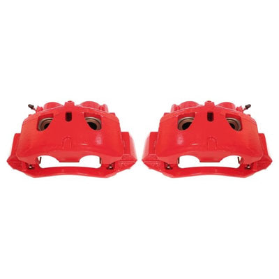 Power Stop 11-19 Chevrolet Silverado 2500 HD Front Red Calipers w/Brackets - Pair