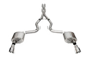 Corsa 24+ Ford Mustang GT Xtreme Cat-Back Exhaust Sys. 3.0in Dual Rear Exit w/4.5in Pro Series Tips