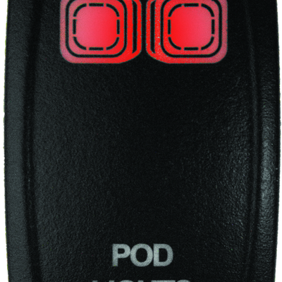 DragonFire Racing Lighted Switch On/Off Red