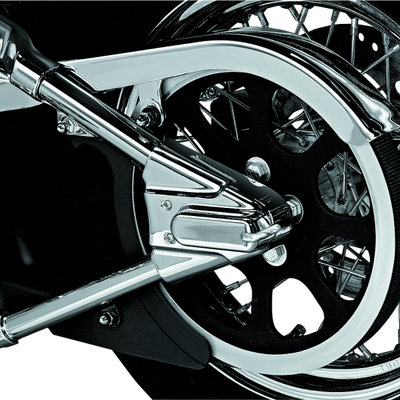 Kuryakyn Swingarm Cover Kit - Unlighted 00-07 Softail Models Chrome