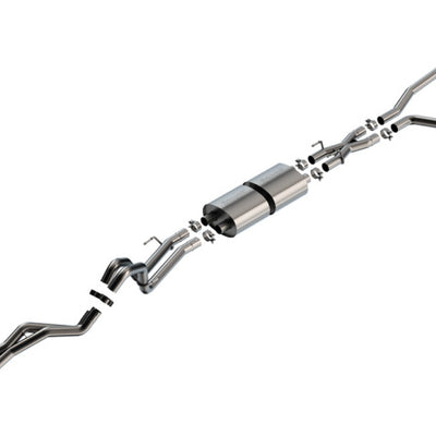 Borla 22-24 Toyota Tundra 3.4L V6 (Inc. Hybrid) Ext. Cab/STD Bed/145.7in WB S-Type Cat-Back - Chrome