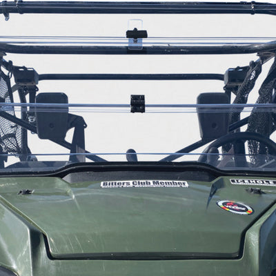 QuadBoss 15-19 Polaris Ranger 1000 Diesel Windbreak Folding Windshield