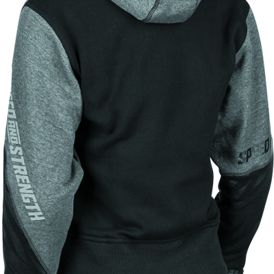 Speed and Strength Cat Outa Hell Hoody Grey/Black Womens - XS