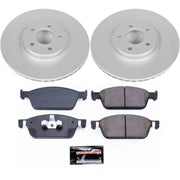 Power Stop 17-18 Ford Escape Front Z23 Evolution Sport Coated Brake Kit