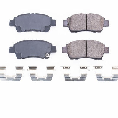 Power Stop 2000 Toyota Echo Front Z17 Evolution Ceramic Brake Pads w/Hardware