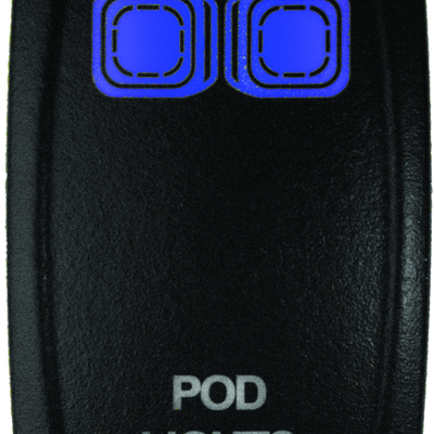 DragonFire Racing Lighted Switch On/Off Blue