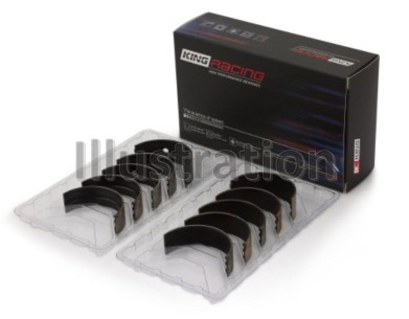 King Subaru EJ20/EJ22/EJ25 (Thrust in #5 Position) Tri-Metal Perf Main Bearing Set - Size +0.25mm