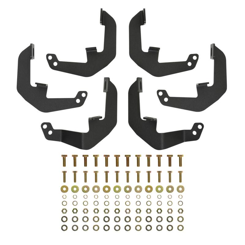 Westin 19-22 Chevrolet Silverado / GMC Sierra Crew Cab Outlaw Nerf Step Bars - Textured Black