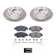 Power Stop 06-11 Honda Civic Front Semi-Coated Rotor Kit