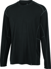 FIRSTGEAR Base Layer Shirt Lightweight Long-Sleeve Dark Grey - Large