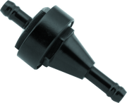 BikeMaster 1/4in Inline Fuel Filter - Black