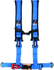 DragonFire Racing Harness- H-Style- 4-Point- 2in Buckle- Blue