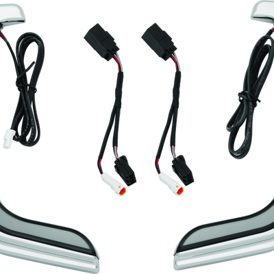 Kuryakyn Tracer LED Fairing Lower Accents Chrome