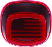 Kuryakyn Freedom Taillight Red Lens Without License Light